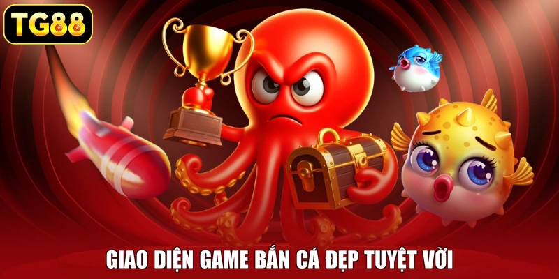 Giao diện game bắn cá đẹp tuyệt vời