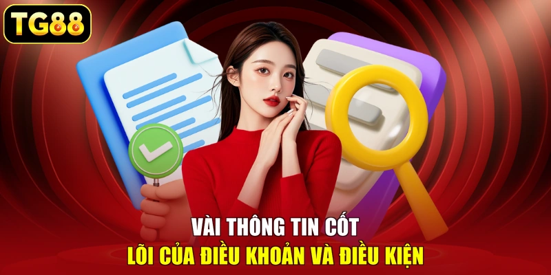 Vài thông tin cốt lõi của điều khoản và điều kiện Vài thông tin cốt lõi của điều khoản và điều kiện
